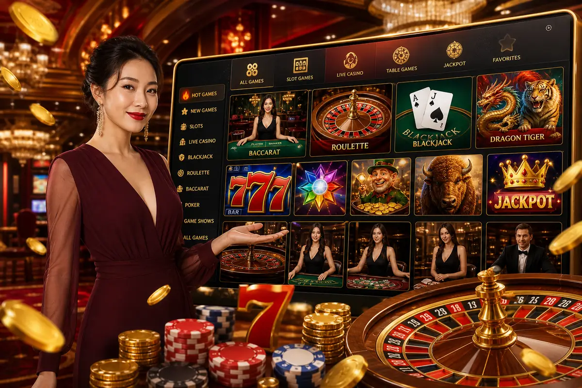 rmc88 login paparan skrin utama platform